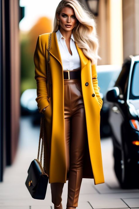 Yellow Coat, Winter Fashion Outfits Casual, Stylish Work Attire, Fashion Mistakes, Professional Outfits, Edgy Outfits, Suit Fashion, Winter Fashion Outfits, Fashion Classy