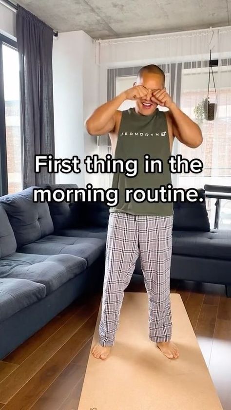 Morning At Home Workout, Justin Austin, At Home Workout Routine, Justin Augustin, Morning Stretches Routine, Home Workout Routine, Morning Workout Routine, Morning Exercise, Morning Yoga Routine