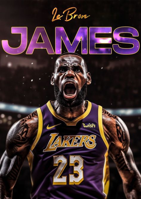 Aesthetic Lebron James, Lebron James Poster, Lebron James Wallpapers, Nba Artwork, King Lebron James, Lebron James Lakers, King Lebron, Iptv Subscription, Cristiano Ronaldo Lionel Messi