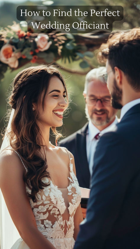 bride and groom with their officiant Officiate A Wedding, What Questions, Wedding Officiant, What If Questions, Ideal Wedding, The Perfect Wedding, Questions To Ask, Country Wedding, Perfect Wedding