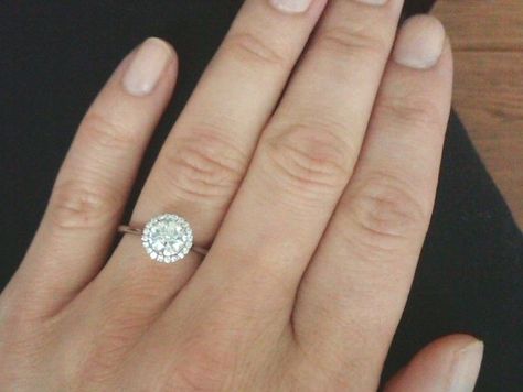 Round Halo Ring, Cute Promise Rings, Diamond Half Eternity Band, Diamond Jewelry Earrings, Round Halo Engagement Rings, Future Engagement Rings, Round Halo, Plain Bands, Bridal Ring Sets