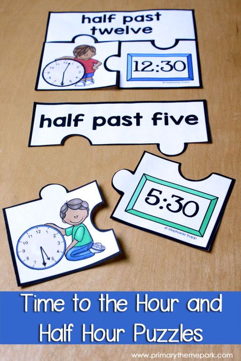 Measure Activities, Telling Time Activities, Activities For First Grade, Telling Time To The Hour, Mental Maths, Missing Addend, Time Lessons, Time To The Hour, Maths Games