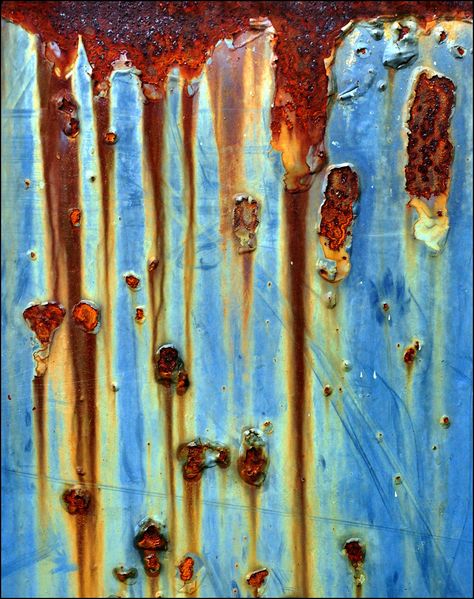 Rust Textiles, Erosion Art, Growth And Decay, Metal Painting, Truck Coloring Pages, Rusted Metal, Rusty Metal, Arte Inspo, Metal Texture