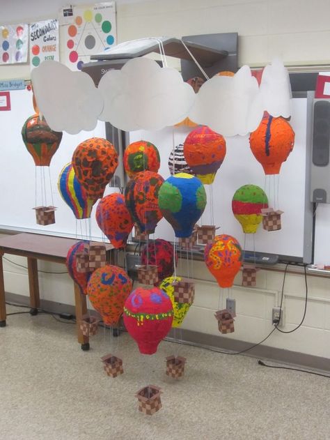 Art Projects For Elementary Students, Projects For Elementary Students, Paper Mache Art Projects, Art Projects For Elementary, Pots Diy, Mache Art, Paper Art Projects, Diy Fountain, 6th Grade Art