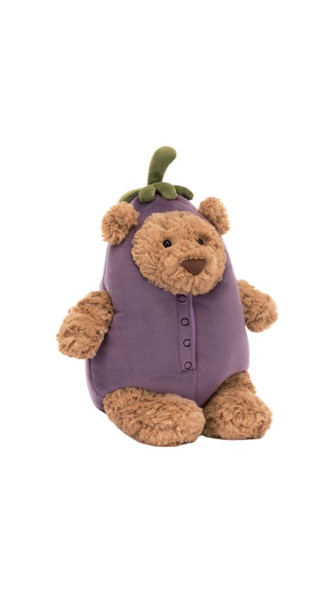 Jellycats Bartholomew Bear, Bartholomew Bear Jelly Cat, Jellycat Eggplant, Bear Jellycat, Bartholomew Bear, Good Luck For Exams, Jellycat Plush, Olive Gifts, Jelly Cat