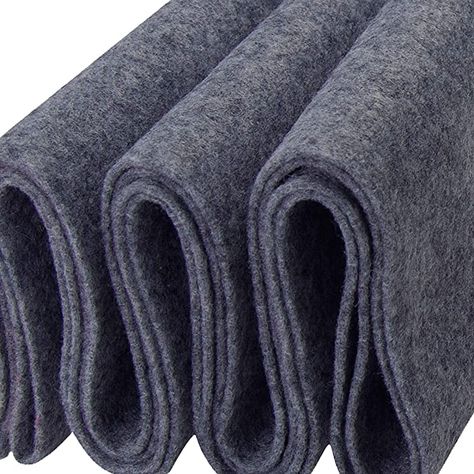 Amazon.com: FabricLA Acrylic Felt Fabric - 72" Inch Wide 1.6mm Thick Felt by The Yard - Use Felt Sheets for Sewing, Cushion and Padding, DIY Arts & Crafts - Heather Grey, 1 Yard Sewing Cushions, Felt Sheets, Couch Throws, Felt Material, Felt Fabric, Cushion Pads, Craft Materials, Diy Arts And Crafts, Grey Fabric