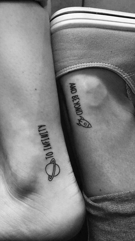 Partner Tattoos, Twin Tattoos, Couples Tattoo Designs, Sibling Tattoos, Inspiration Tattoo, Inspiration Tattoos, Bff Tattoos, Matching Couple Tattoos, Matching Tattoo