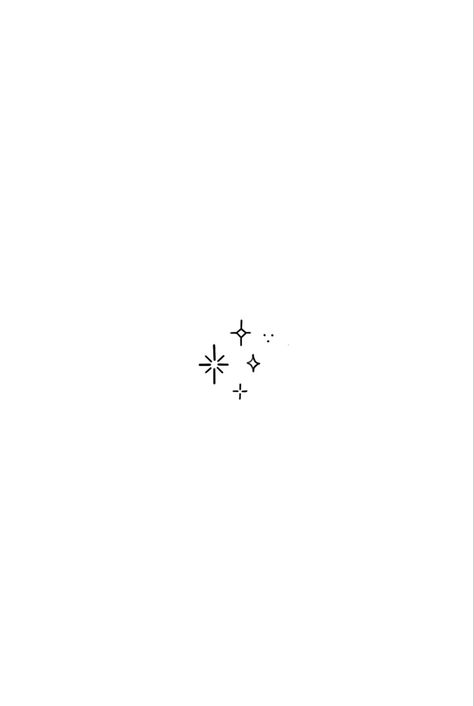 Star Line Work Tattoo, Cosmology Tattoo, Light Of My Life Tattoo, Stars Tatoos Ideas, Tiny Sparkle Tattoo, Light Tattoos For Women, 5 Stars Tattoo, Sparkles Tattoo, Ster Tattoo