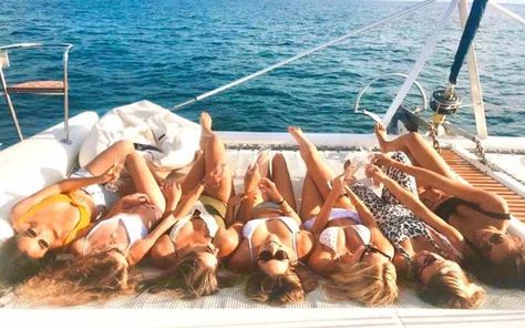 13 Best San Diego Bachelorette Party Ideas | Triton Charters San Diego Bachelorette Party, Party Picture Ideas, San Diego Bachelorette, Party On A Yacht, Bachelorette Party Pictures, Dinner Theatre, On A Yacht, Bachelorette Trip, A Yacht