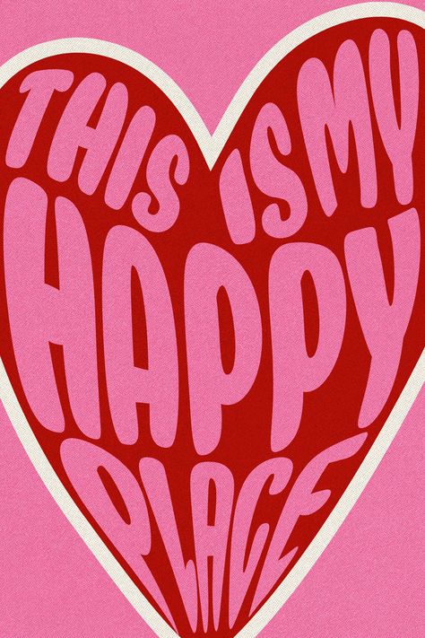 This Is My Happy Place Print, Preppy Wall Decor, Apartment Decor Aesthetic, Maximalist Wall Art Wall Decor Apartment, Apartment Decor Aesthetic, Preppy Wall Decor, Funky Aesthetic, Posters On Wall Bedroom, Bee Printables, Maximalist Wall, Maximalist Wall Art, Funky Wall Art