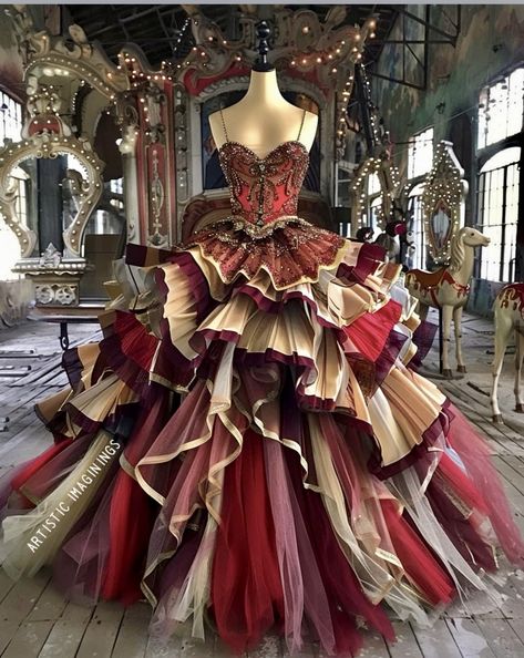 Halloween Costumes Extravagant, Queen Of Hearts Prom Dress, Queen Of Hearts Gown, Recycled Gown, Fairy Dress Costume, Card Dress, Crazy Dresses, Fairytale Fashion, Queen Costume