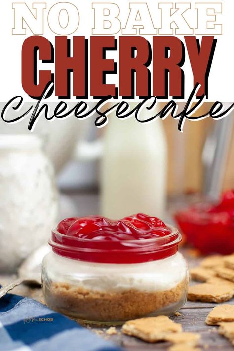 If you are looking for drool-worthy easy dessert recipes, look no further. These no bake cherry cheesecakes in a jar are above & beyond tasty #nobake #cheesecake #desserts No Bake Cherry Cheesecake, Dessert Cheesecake, Blueberry Dump Cakes, Cheesecake In A Jar, Easy Dessert Recipes, Hearty Comfort Food, Single Serve Desserts, Sheet Cake Recipes, Caramel Cheesecake