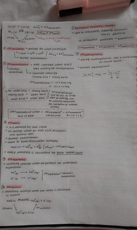 Thermochemistry Notes #4 Thermochemistry Notes, Thermodynamics Notes, Chemistry Flashcards, Jee Notes, Chem Study, After Exam, Study Websites, Neet Notes, Learn Biology