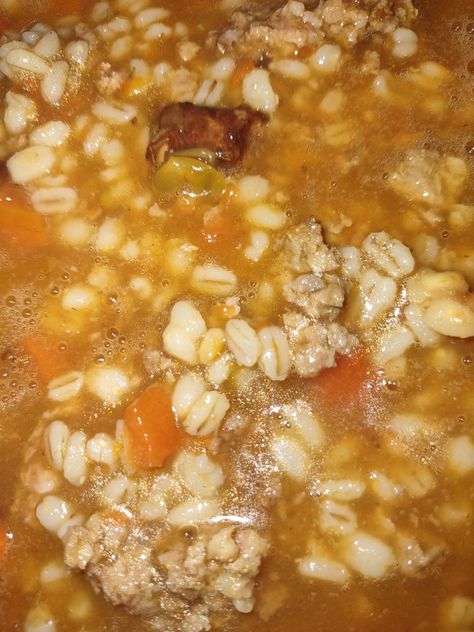 Bridge's Canadian Hamburger Soup Hamburger Soup Recipe, Ham Glaze Recipe, Condensed Tomato Soup, Hamburger Soup, Best Meatloaf, Fish Soup, Ribs On Grill, Favorite Chicken, Glaze Recipe