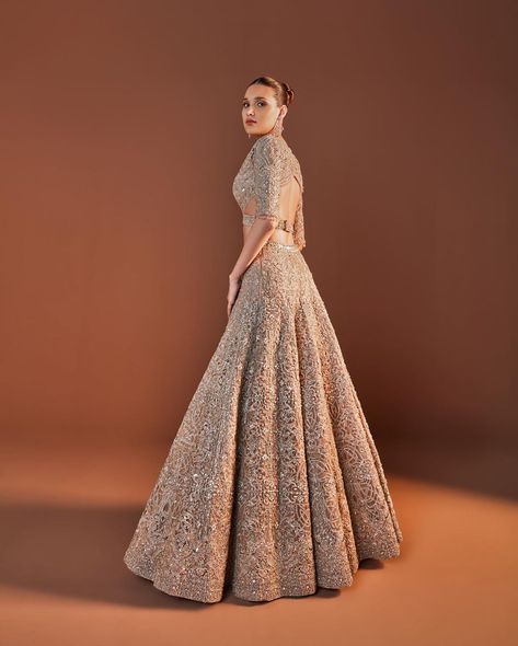 Faraz Manan Bridal, Net Jacket, Grey Lehenga, Faraz Manan, Brocade Lehenga, Net Lehenga, Indian Bridal Dress, Indian Bridal Wear, Indian Bridal Fashion