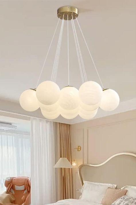 Aeyee Glass Bubble Chandelier Ball Shape Pendant Light Bubble Chandelier Bedroom, Talia Bubble Chandelier, Crystal Bubble Chandelier, Modern Chandelier Bubble, Frosted Bubble Cloud Chandelier, Glass Bubble Chandelier, Decorative Chandelier, Baccarat Chandelier, Chandelier For Living Room