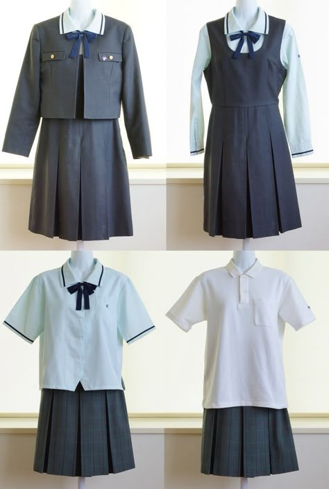 School Uniform Fashion, Uniform Ideas, Outfit References, Fashion Design Collection, Fashion Sketches Dresses, Japanese School, School Dresses, Uniform Fashion, Fashion Inspiration Design