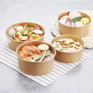 Business Restaurant, Kraft Foods, Disposable Food Containers, Paper Bowl, Salad Container, Food Package, Paper Lunch, Kitchen Size, Paper Bowls