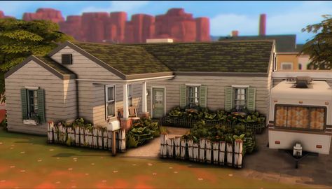 Sims 4 Poor House Cc, Sims 4 Fixer Upper House, Strangerville House, Strangerville House Sims 4, Sims 4 Poor House, Sims 4 Bungalow, Sims 4 Single Mom House, Sims 4 Small Family Home, Low Income House