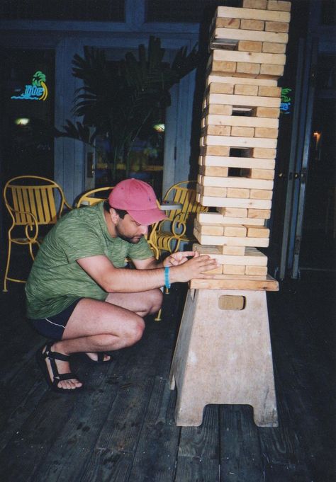 Big Jenga! Large Jenga Diy, Giant Jenga Wedding, Giant Jenga Storage, Big Jenga Game, Big Jenga, Wedding Giant Jenga, Giant Jenga, Co Founder, St Thomas