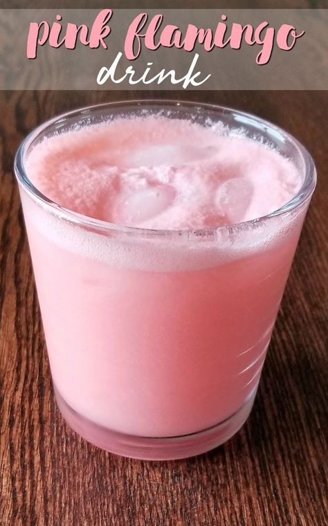 Pink Flamingo Drink, Pink Drink Recipe, Popular Alcoholic Drinks, Pink Drink Recipes, Flamingo Drink, Alcholic Drinks, Drink Recipes Nonalcoholic, Pink Drink, Kid Drinks