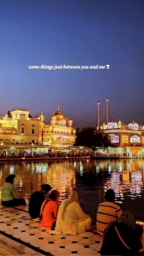 Caption For Mandir Photos, Gurudwara Quotes, Golden Temple Wallpaper, Father Love Quotes, Serenity Quotes, Guru Nanak Photo, Kashmir Trip, Ldr Quotes, Spiritual Inspiration Quotes