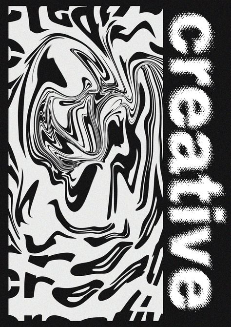 Distorted Type Design, Distorted Typography Wallpaper, Distorted Typography Aesthetic, Distorted Typography Logo, Istd Typography, Surrealism Typography, Distortion Typography, Chaotic Typography, Liquid Graphic Design