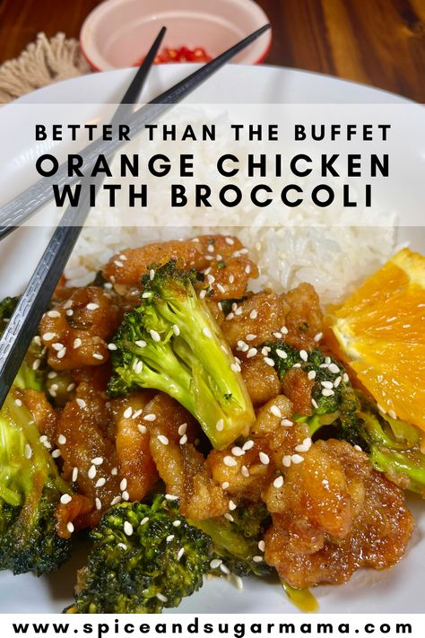 Orange Chicken Broccoli Recipe, Orange Chicken With Broccoli, Orange Chicken And Broccoli, Orange Juice Chicken, Orange Ginger Chicken, Chicken Broccoli Stir Fry, Easy Orange Chicken, Chicken With Broccoli, How To Cook Broccoli