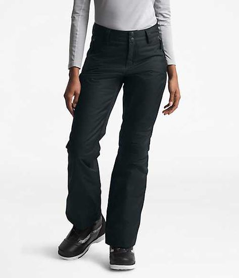 Women’s Sally Pants | Free Shipping | The North Face Snow Pants Women's, The North Face Pants, Laminated Fabric, North Face Pants, Tall Pants, Black North Face, Ski Pants, Snow Pants, North Face Women