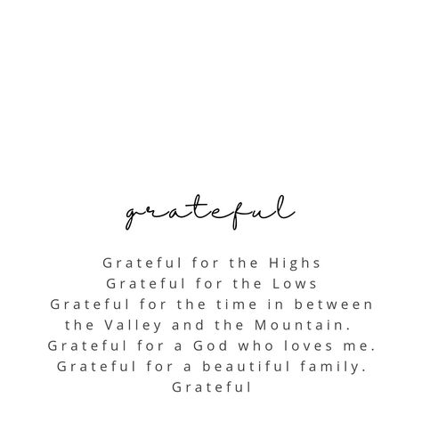 Gratitude...gratitude is a gift. Gratitude shifts mindsets. It takes you out of sadness and it pulls you out of negativity. Why? Because when you start to be grateful for things in your life...when you start remembering God's faithfulness, you start shifting your focus from the bad to the good. To the blessings you have. To the good things God has done in your life and continues to do. So my friend, what are you grateful for? Be Grateful For What You Have, Faith Board, Grateful Quotes, Monthly Quotes, Poetic Quote, Secret Place, Mom Life Quotes, Christian Messages, Secret Places