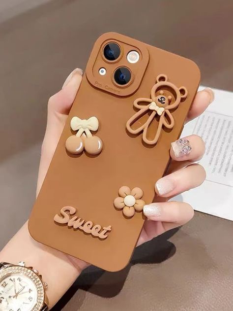 [goods_name] | SHEIN USA Decor Phone Case, Cartoon Phone Cases, Cute Ipod Cases, Iphone Pouch, Kawaii Iphone Case, Bear Phone Case, Iphone Case Collection, Hp Case, Kawaii Phone Case