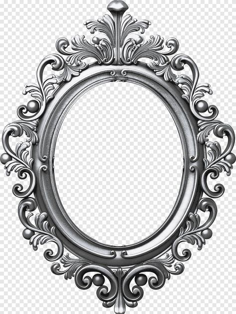 Tattoo Picture Frame, Vintage Frame Png, Mirror Png, Mirror Tattoos, Gothic Mirror, Mirror Drawings, Framed Tattoo, Telephone Vintage, Vintage Photo Album