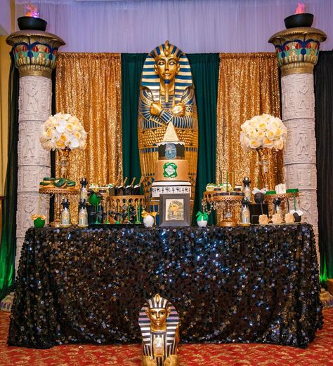 Egyptian Prom Theme, Egyptian Prom, Egypt Party, Egyptian Themed Party, Egypt Theme, Basketball Theme Birthday, Gatsby Birthday Party, Moms 60th, Egyptian Party