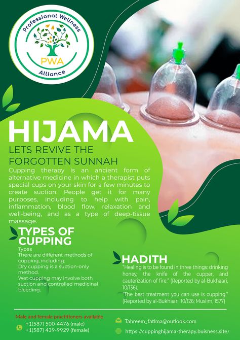 Hijama cupping therapy Hijama Cupping Therapy, Wet Cupping, Hijama Cupping, Therapist Logo, Advertising Graphic Design, Cupping Therapy, Deep Tissue Massage, Deep Tissue, Alternative Medicine