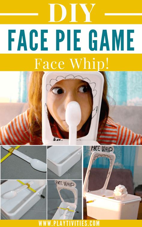 Face Pie, Cool Doodle Ideas, Pie Face Game, Pie Night, Family Reunion Activities, Thanksgiving Family Games, Pie Game, Game Diy, Pie Party