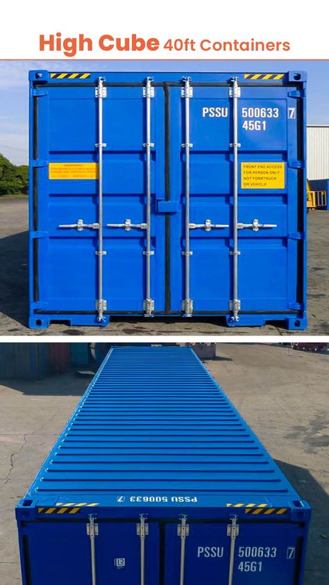 Have a look at our range of 40ft shipping containers. Storage Container Gym, Insulating Shipping Container, 40ft Shipping Container, Freight Container, 40ft Container, Container Dimensions, Containers For Sale, Shipping Container, Storage Spaces