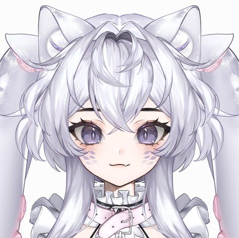 Vtuber Face Reference, Vtuber Hair Reference, Vtuber Hair Layers, Vtuber Art Style, Vtuber Model Design Ideas, Vtuber Model Eyes, Vtuber Expression Sheet, Vtuber Eyes Reference, Cute Vtuber Model