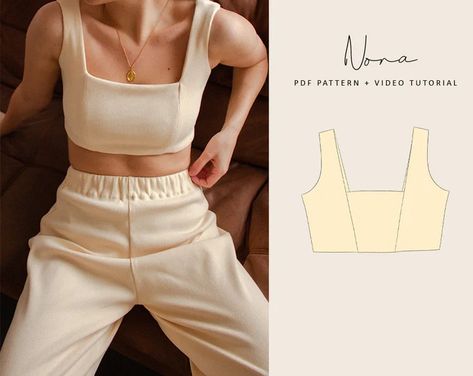 Lounge Trousers, Diy Clothes Design, Diy Vetement, Top Sewing Pattern, Diy Sewing Clothes, Clothes Sewing Patterns, Fashion Sewing Pattern, Free Sewing, Pdf Sewing Patterns