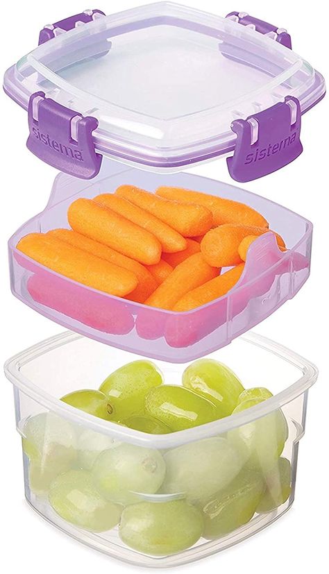 Snacks To Go, Packing School Lunches, Preppy School Supplies, Go Food, Pretty School Supplies, Fresh Snacks, Baby Food Storage, Snack Containers, Snack Storage