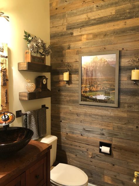 Peel and Stick barnwood on Etsy! Barnwood Accent Wall, Downstairs Bathroom, Barn Wood, Framed Bathroom Mirror, Accent Wall, Bathroom Mirror, Mirror, Wall, Furniture