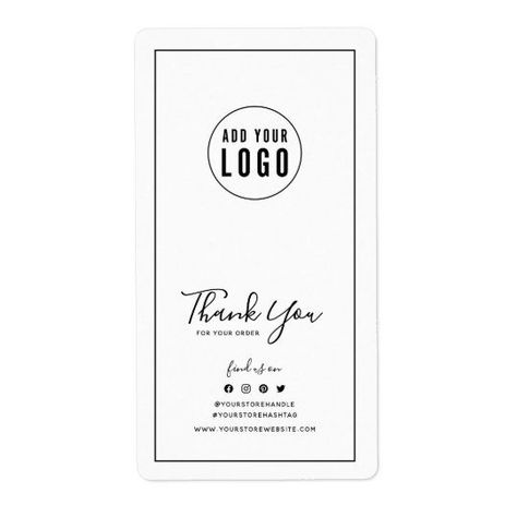 Thank You Packaging Sticker with logo, customize with your own text and design. Perfect for adding a personal touch to your packaging. #thankyoustickers #packagingstickers . #Packaging_Labels_Design_Stickers #Box_Sticker_Packaging #Sticker_Thank_You_Design #Food_Sticker_Design_Packaging_Ideas Sticker Thank You Design, Packaging For Stickers, Aesthetic Label Design, Package Sticker Design, Packaging Label Design Stickers, Sticker Box Package Design, Seal Sticker Packaging, Box Sticker Design, Sticker Label Design