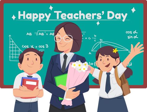 World Teacher Day Drawing, Pubmats Ideas, International Teachers Day, Teachers Day Drawing, World Teachers Day, World Teacher Day, Teachers Day Card, Teacher Day, World Teachers