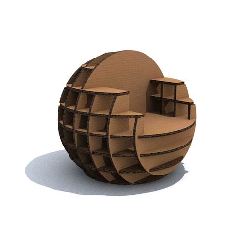 DIY globe chair Globe Chair, Diy Globe, Cardboard Furniture Design, Cardboard Chair, Tire Furniture, Cardboard Model, Cnc Furniture, Futuristic Furniture, Architecture Design Drawing