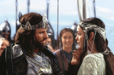 Aragorn And Arwen, Grand Prince, Hair Necklace, Into The West, Viggo Mortensen, Heroic Fantasy, Lord Of The Ring, Fellowship Of The Ring, Liv Tyler