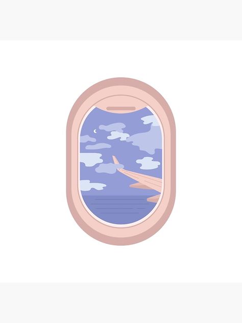 Cultural Probes, Window Illustration, Plane Window, Stickers Ideas, Window Drawing, Airplane Window, Window Art, Protective Packaging, Window Design