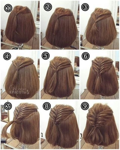 Semi Short Hair, Easy Hairstyles For Short Hair, Heatless Hair Curlers, Simple Hairstyles, Heatless Hairstyles, Easy Hairstyle, Peinados Fáciles Para Cabello Corto, Pinterest Hair, Penteado Cabelo Curto