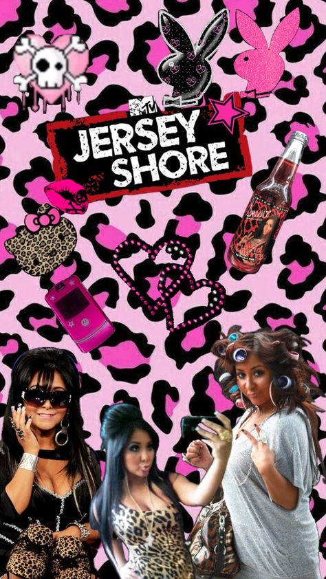 Jersey Shore Wallpaper, Shore Wallpaper, Ayesha Erotica, Chill Room, Scene Outfits, Best Iphone Wallpapers, Y2k Outfits, Jersey Shore, Create Collage