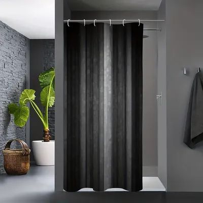 Grey Shower Curtain, Ombre Shower Curtain, Gray Shower Curtains, Water Splashing, Cool Glass, Stall Shower, Stall Shower Curtain, Fabric Shower Curtain, Decor Baie