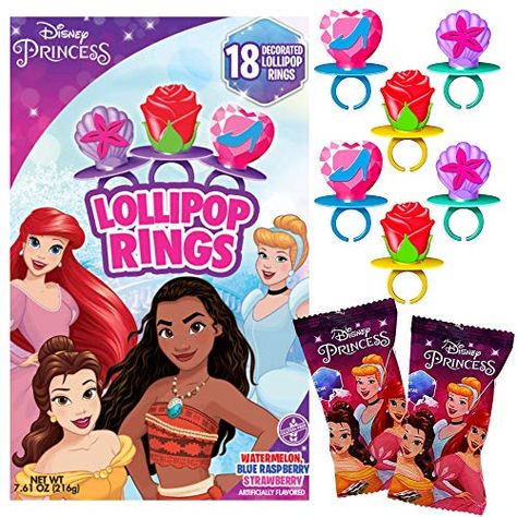 Candy For Birthday Party, Disney Princess Party Favors, Lollipop Ring, Disney Princess Birthday Party, Princess Theme Birthday, Prince Party, Princess Party Favors, Princess Theme Party, Disney Princess Birthday