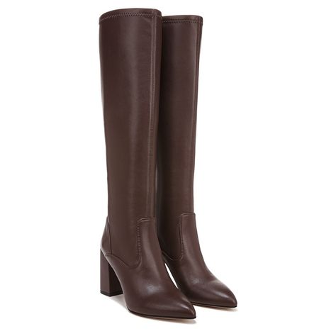 Hight Boots, Franco Sarto Boots, Boots For Fall, Brown Knee High Boots, Metallic Heels, Knee High Leather Boots, Fall Shoes, Dream Shoes, Franco Sarto